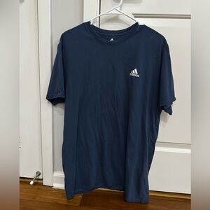Adidas Blue Short Sleeve Tee Classic Design